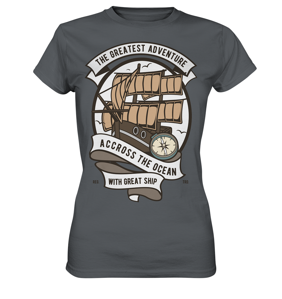 Accross The Ocean - Ladies Premium Shirt