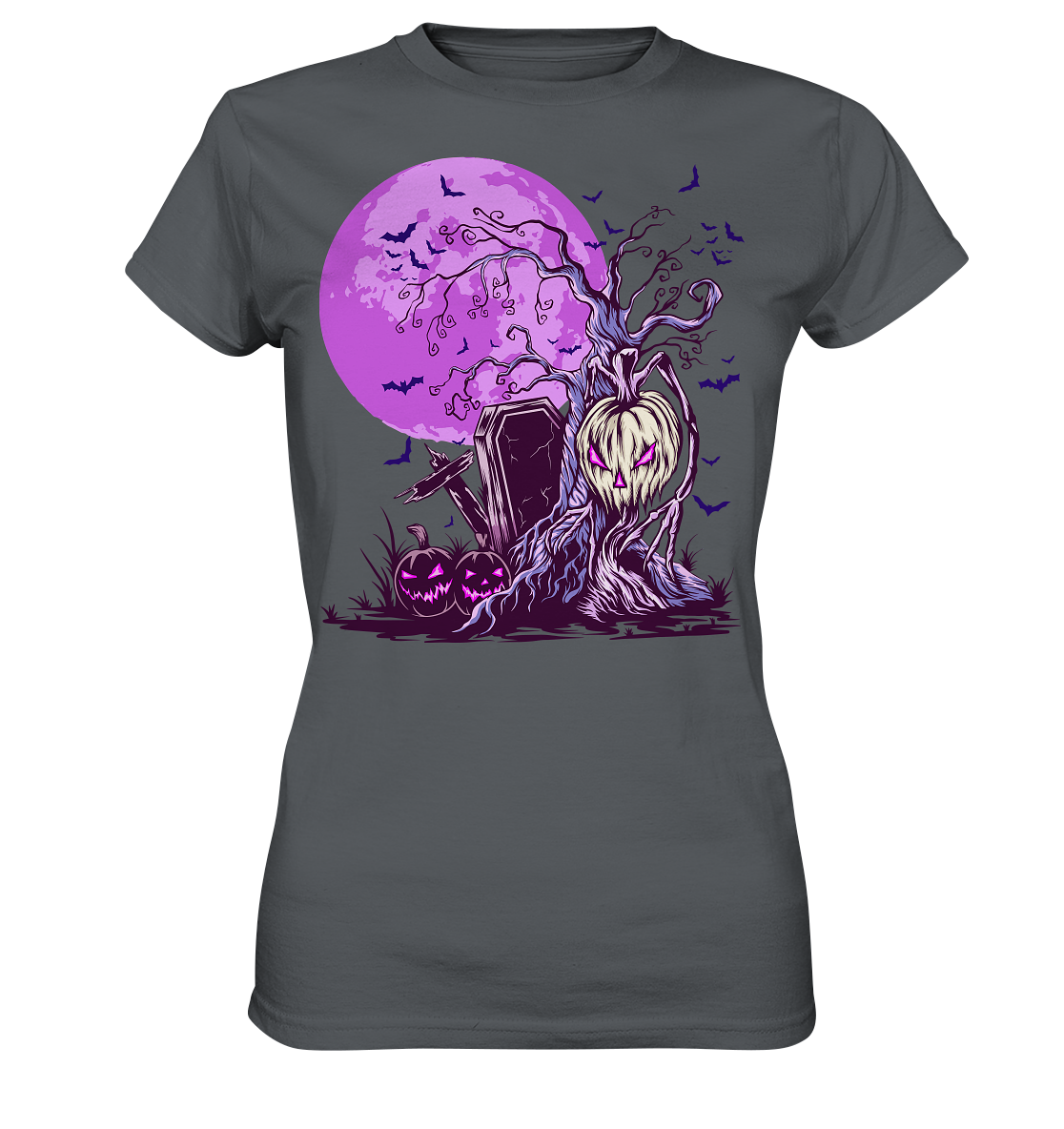 Halloween Illustration 6 - Ladies Premium Shirt