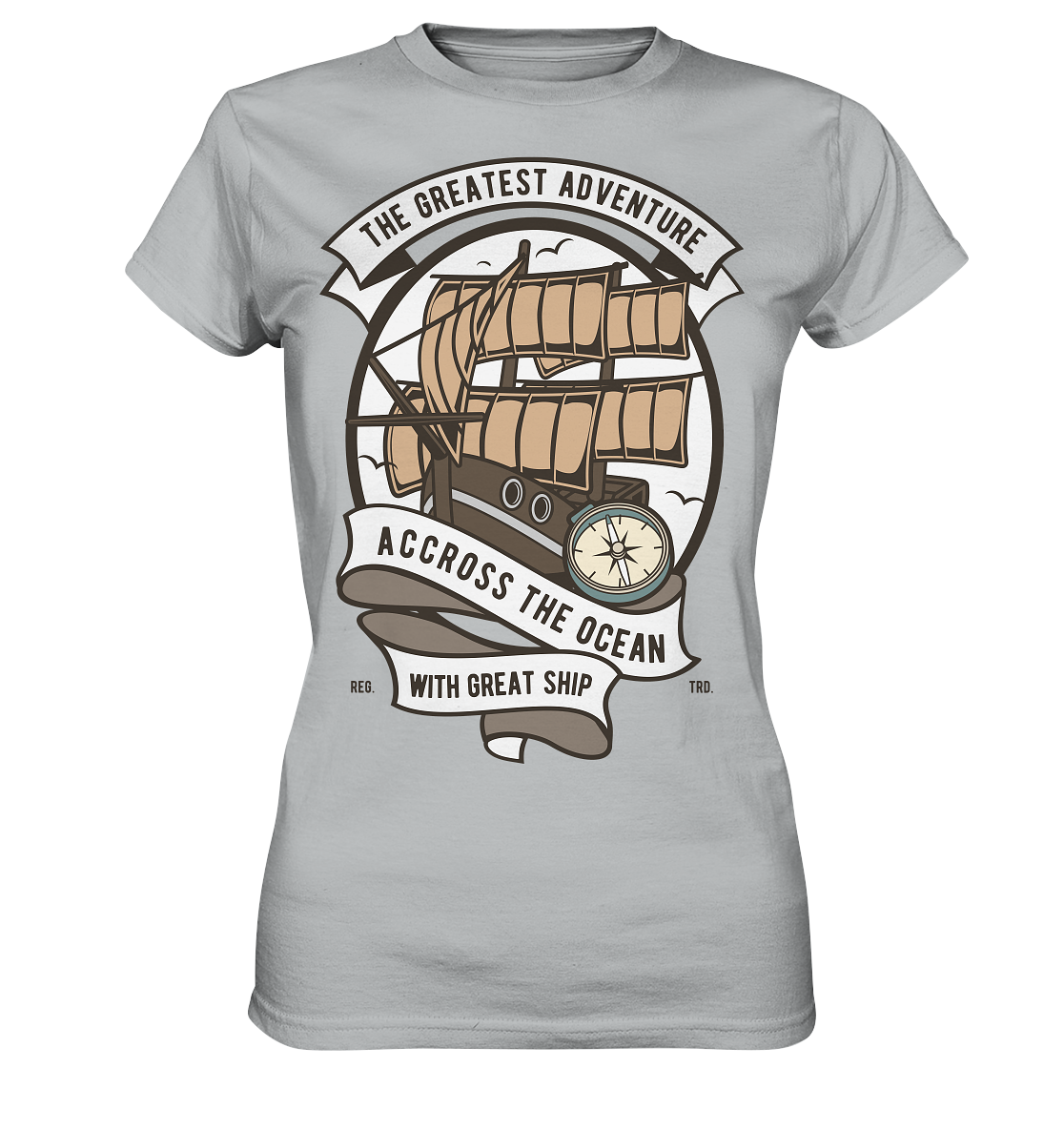 Accross The Ocean - Ladies Premium Shirt