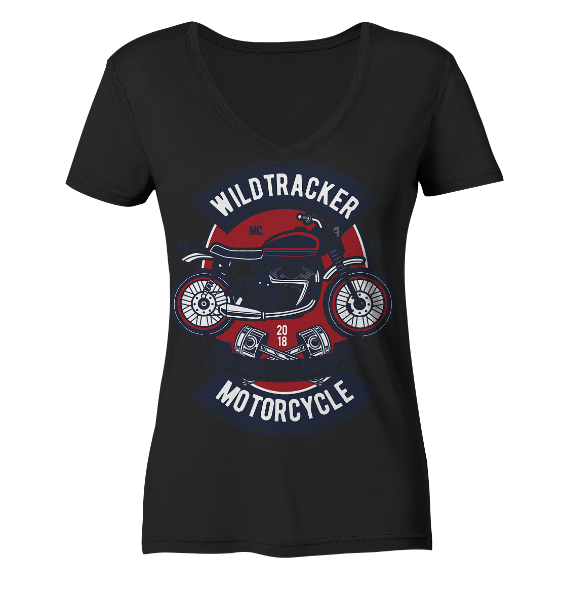 Wild Tracker - Ladies V-Neck Shirt