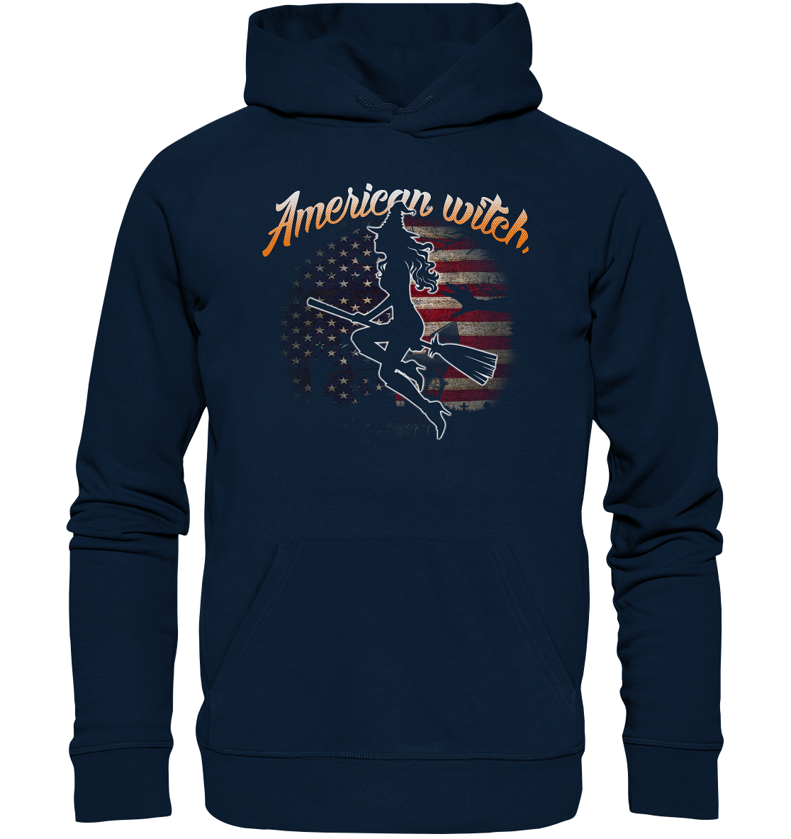 American Witch (Flagge) - Organic Basic Hoodie