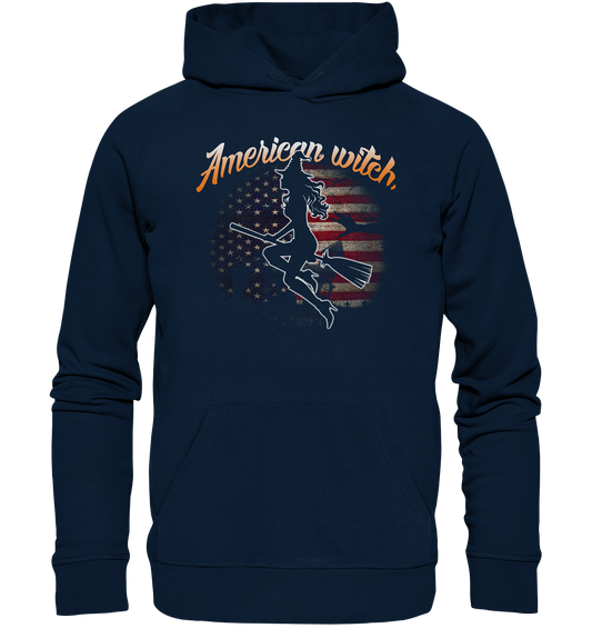 American Witch (Flagge) - Organic Basic Hoodie