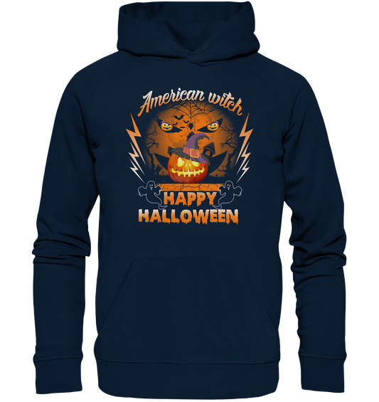 American Witch (Kürbis) - Organic Basic Hoodie