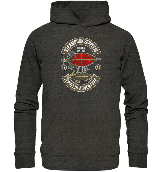 Steampunk Zeppelin - Organic Basic Hoodie
