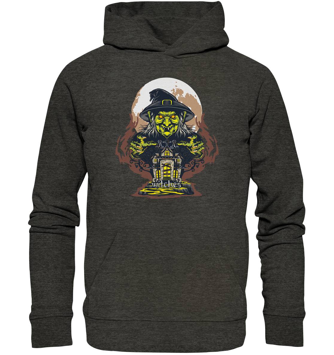 Halloween Illustration 10 - Organic Basic Hoodie