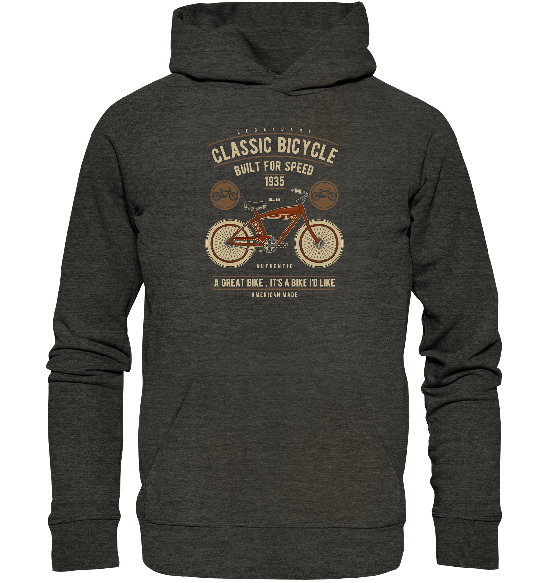 Classic Bicycle - Organic Basic Hoodie