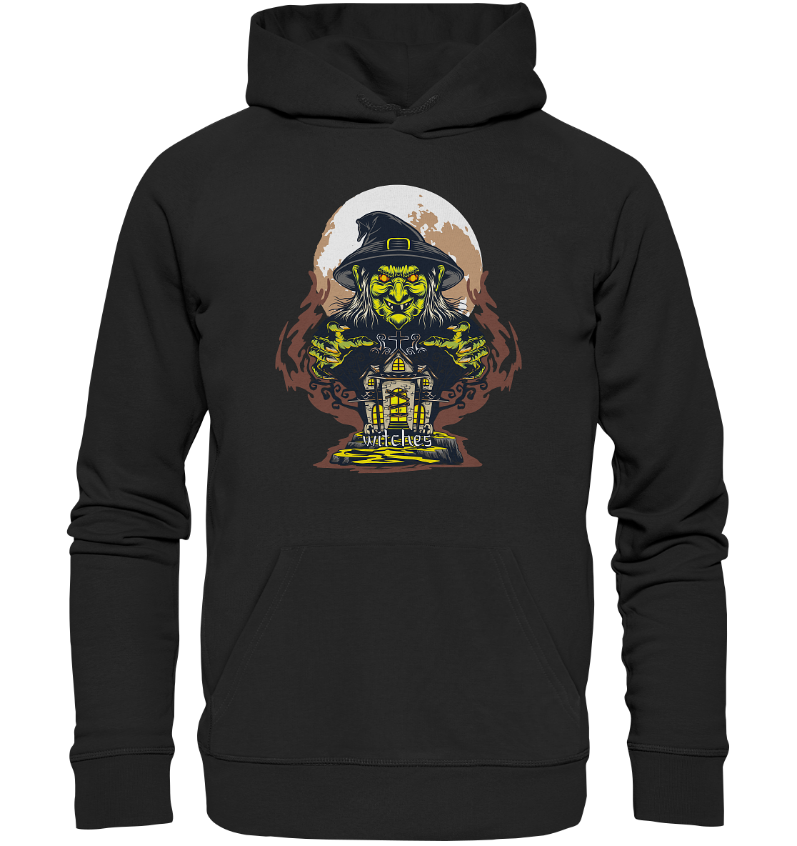 Halloween Illustration 10 - Organic Basic Hoodie