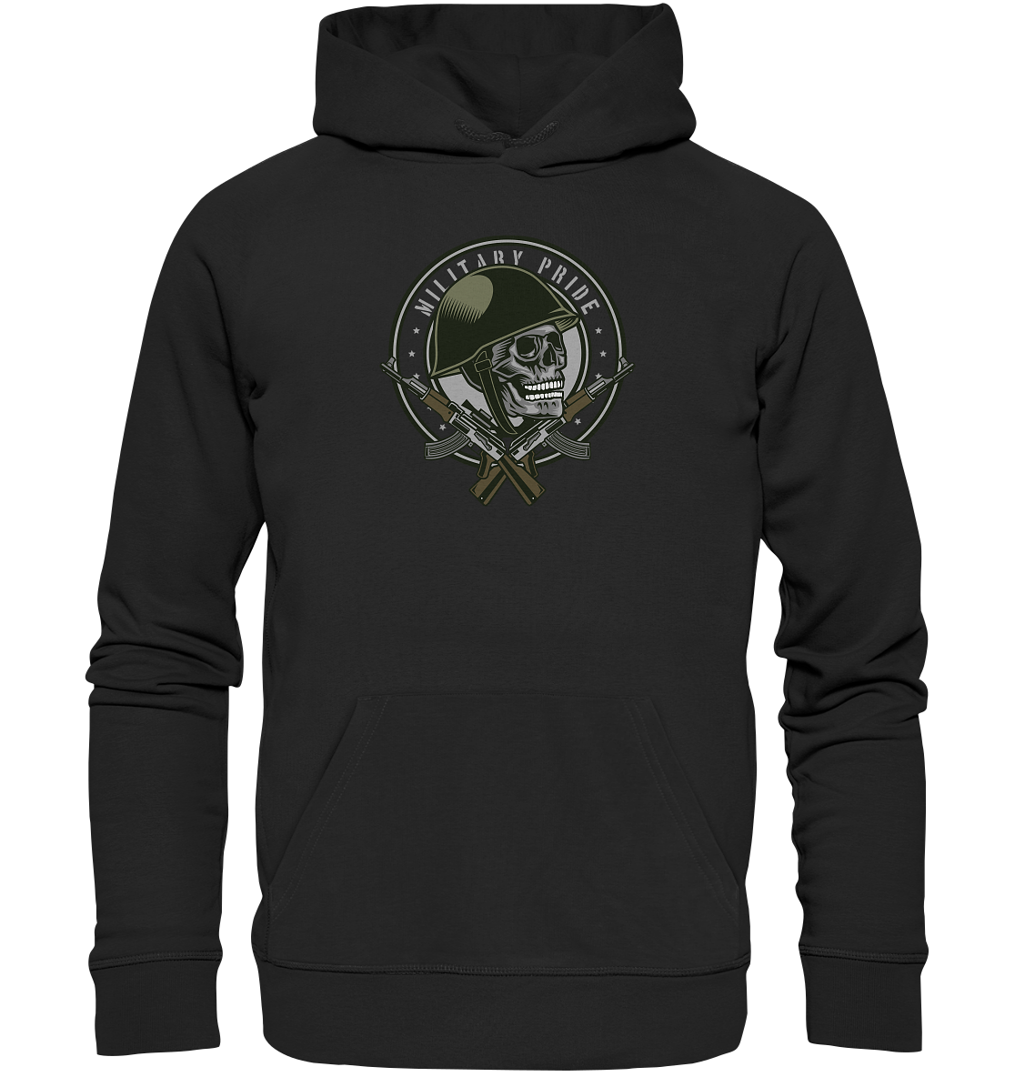 Skull Soldier - Organic Basic Hoodie