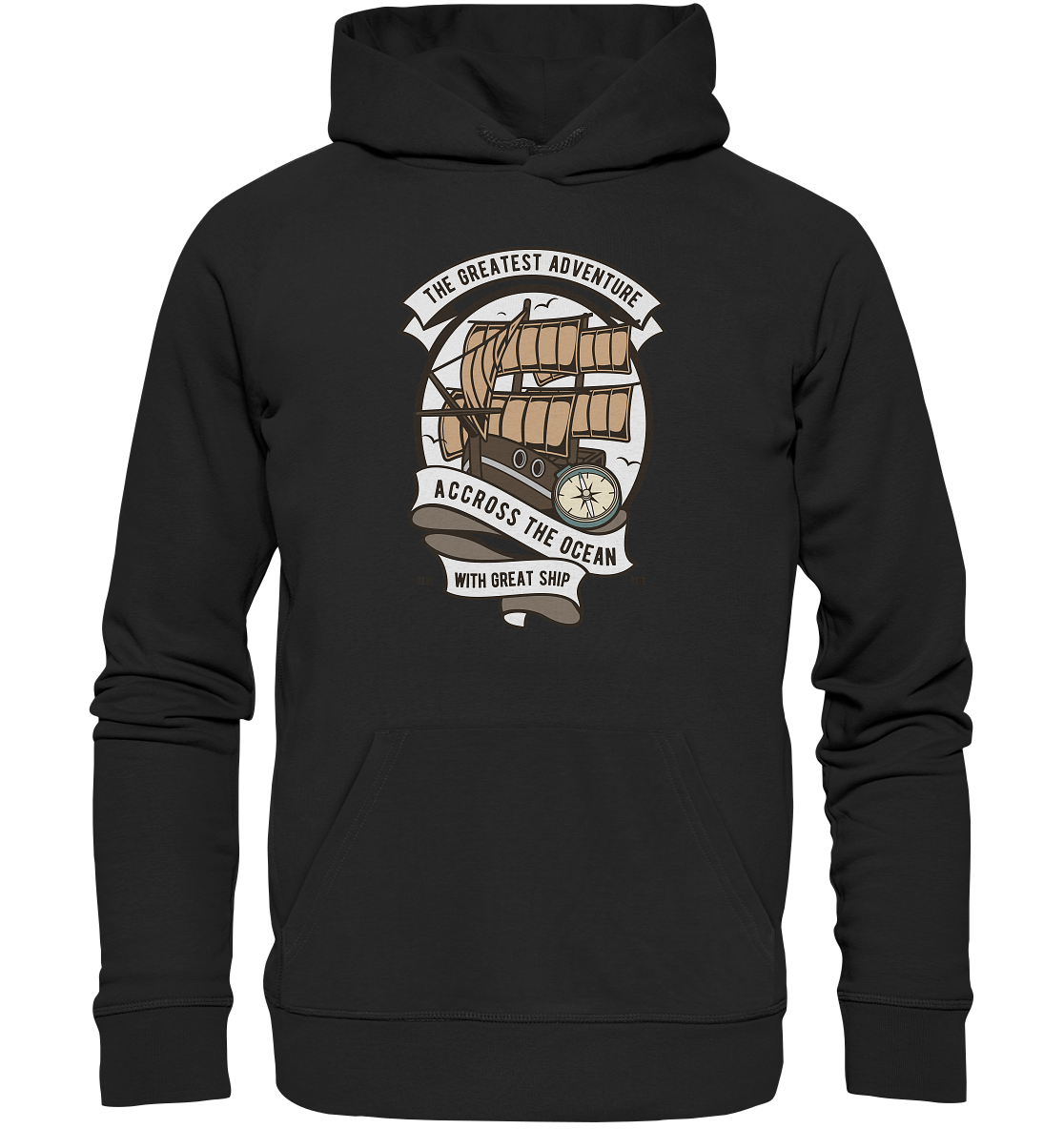 Accross The Ocean - Organic Basic Hoodie