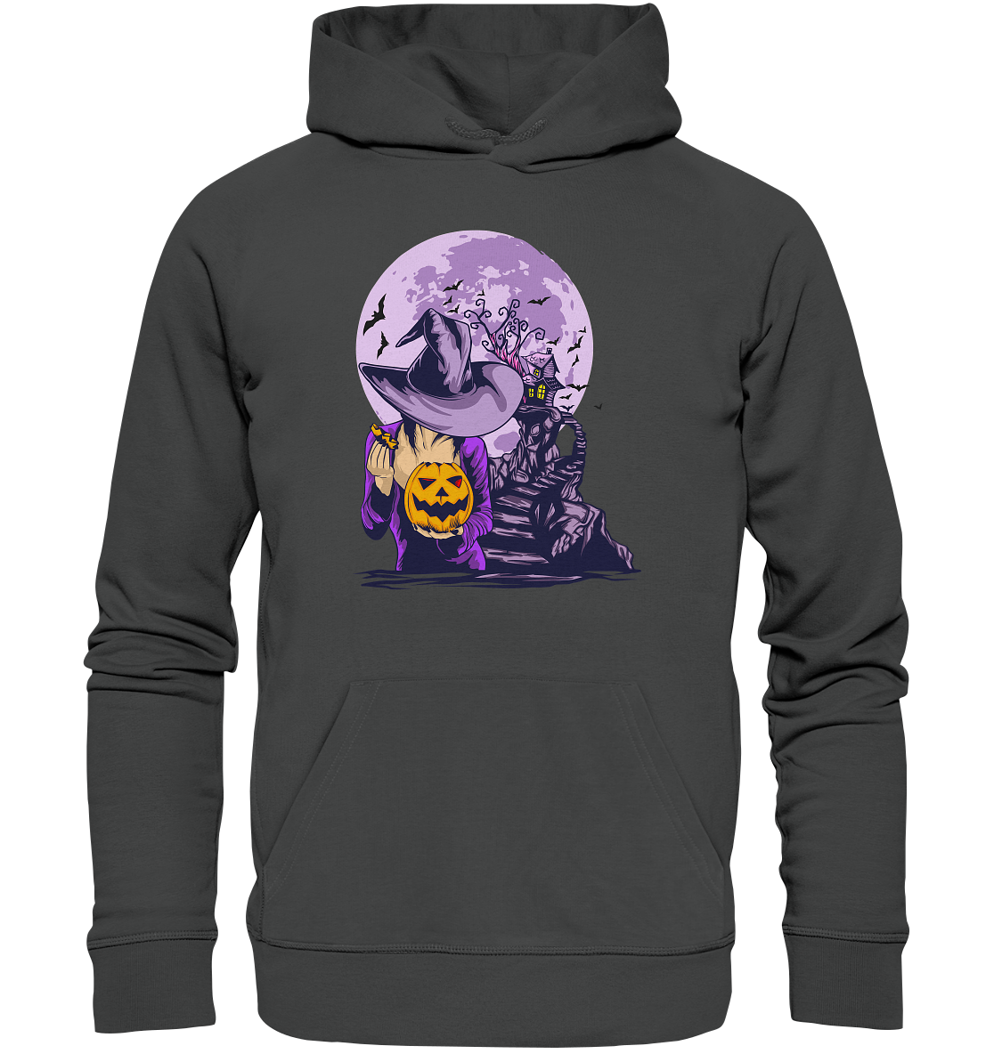Halloween Illustration 8 - Organic Basic Hoodie