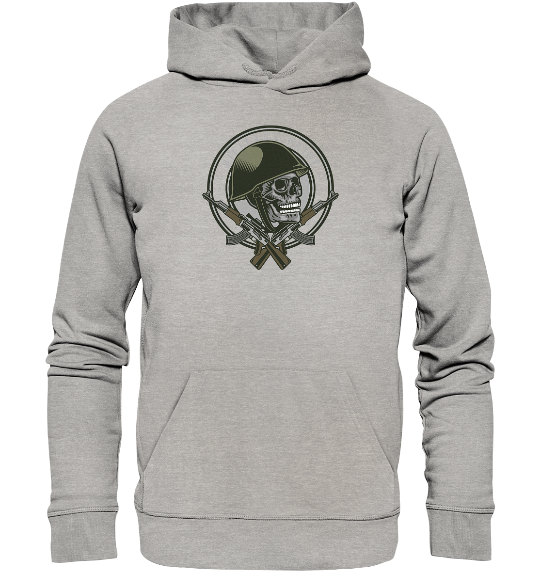 Skull Soldier - Organic Basic Hoodie