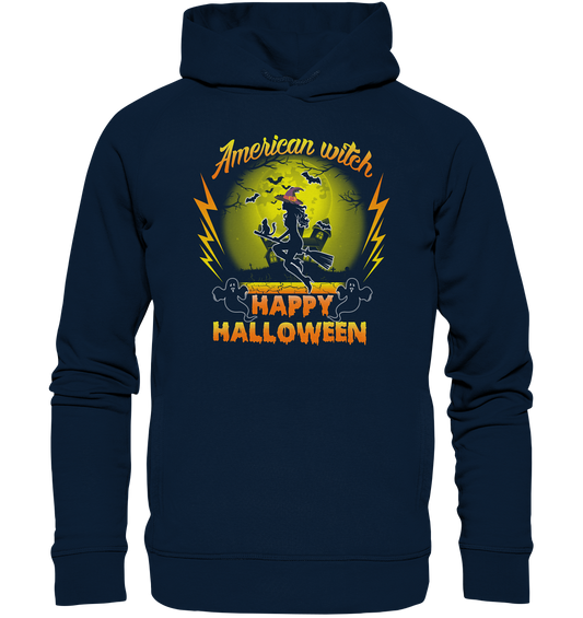 American Witch (Gelb) - Organic Fashion Hoodie