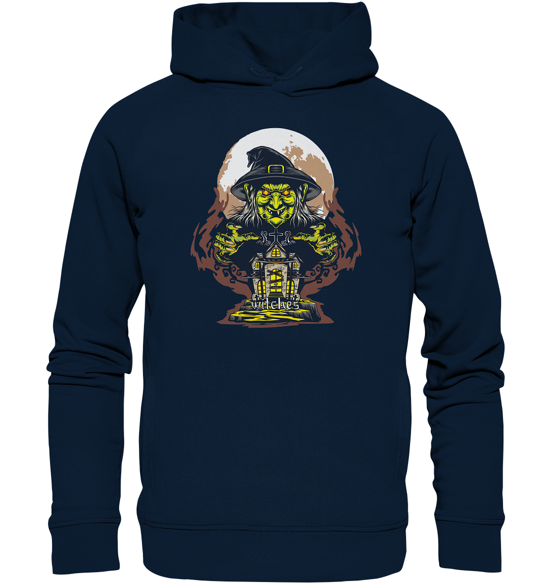 Halloween Illustration 10 - Organic Fashion Hoodie