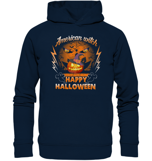 American Witch (Kürbis) - Organic Fashion Hoodie