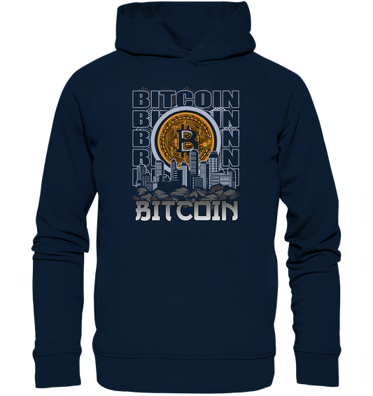 Bitcoin Town - Organic Fashion Hoodie