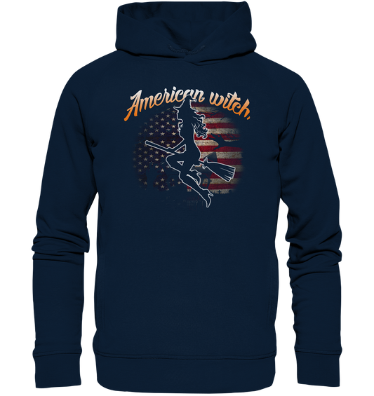 American Witch (Flagge) - Organic Fashion Hoodie