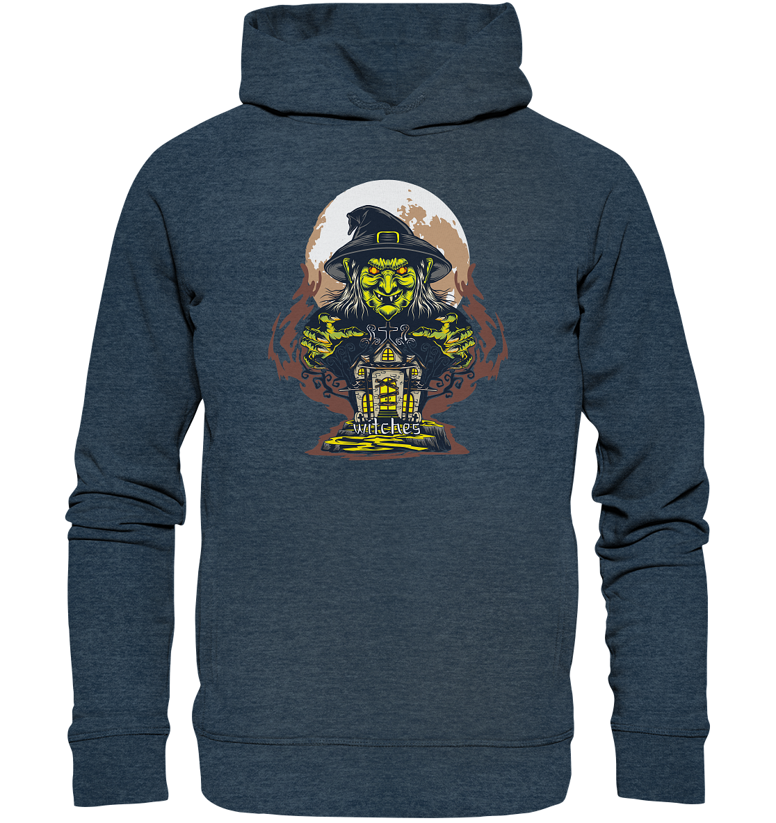 Halloween Illustration 10 - Organic Fashion Hoodie