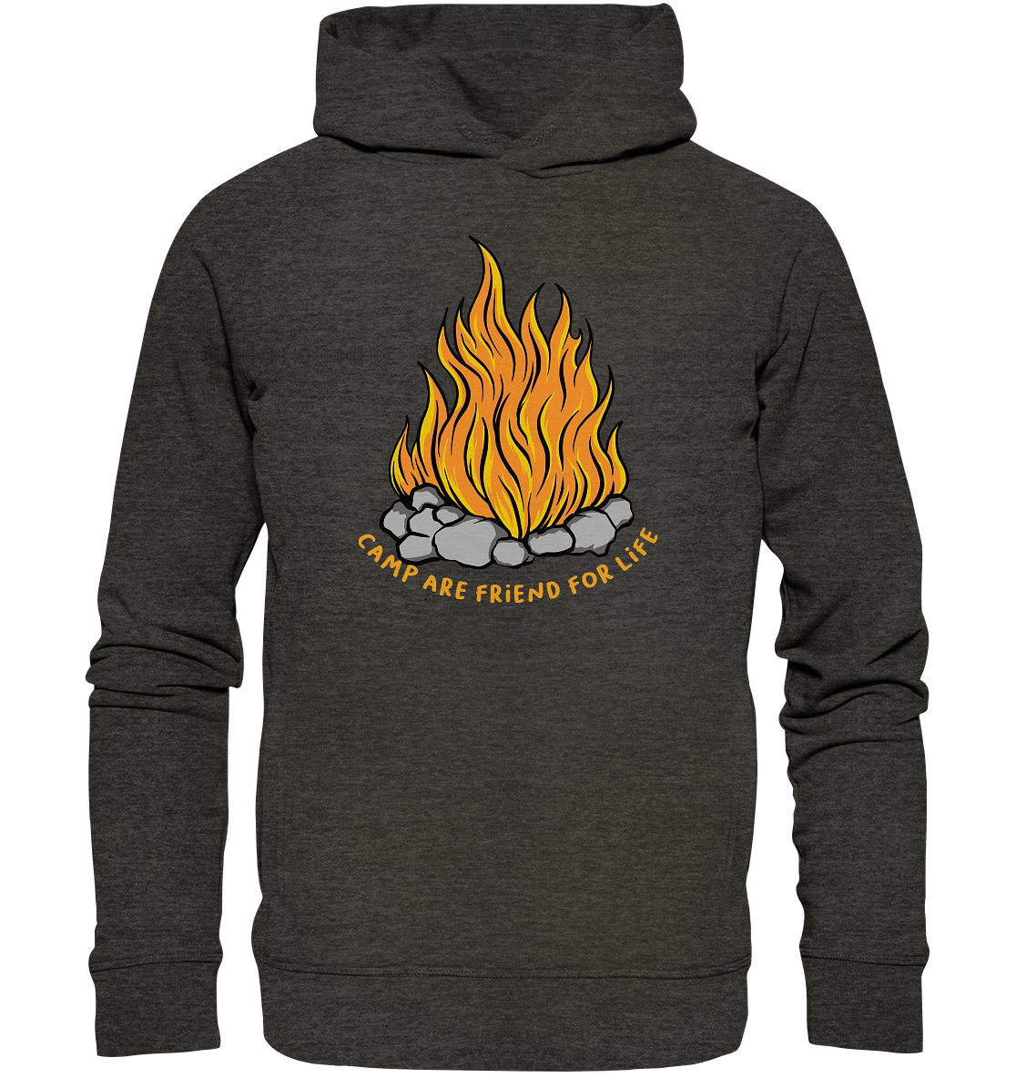 Camp are Friend for Life - Organic Fashion Hoodie