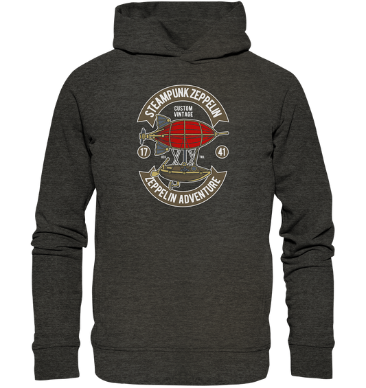 Steampunk Zeppelin - Organic Fashion Hoodie