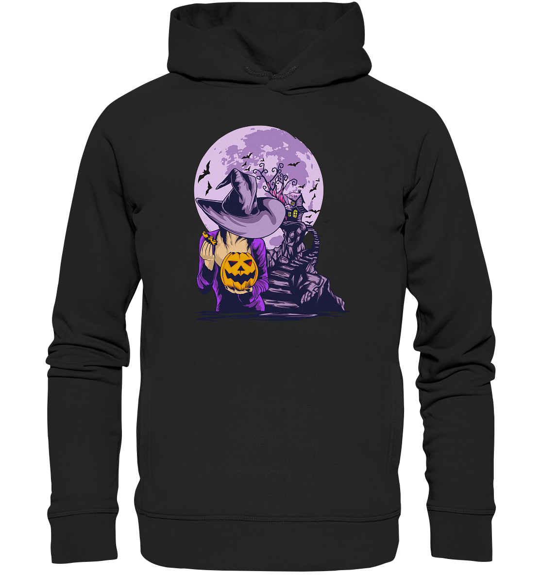Halloween Illustration 8 - Organic Fashion Hoodie