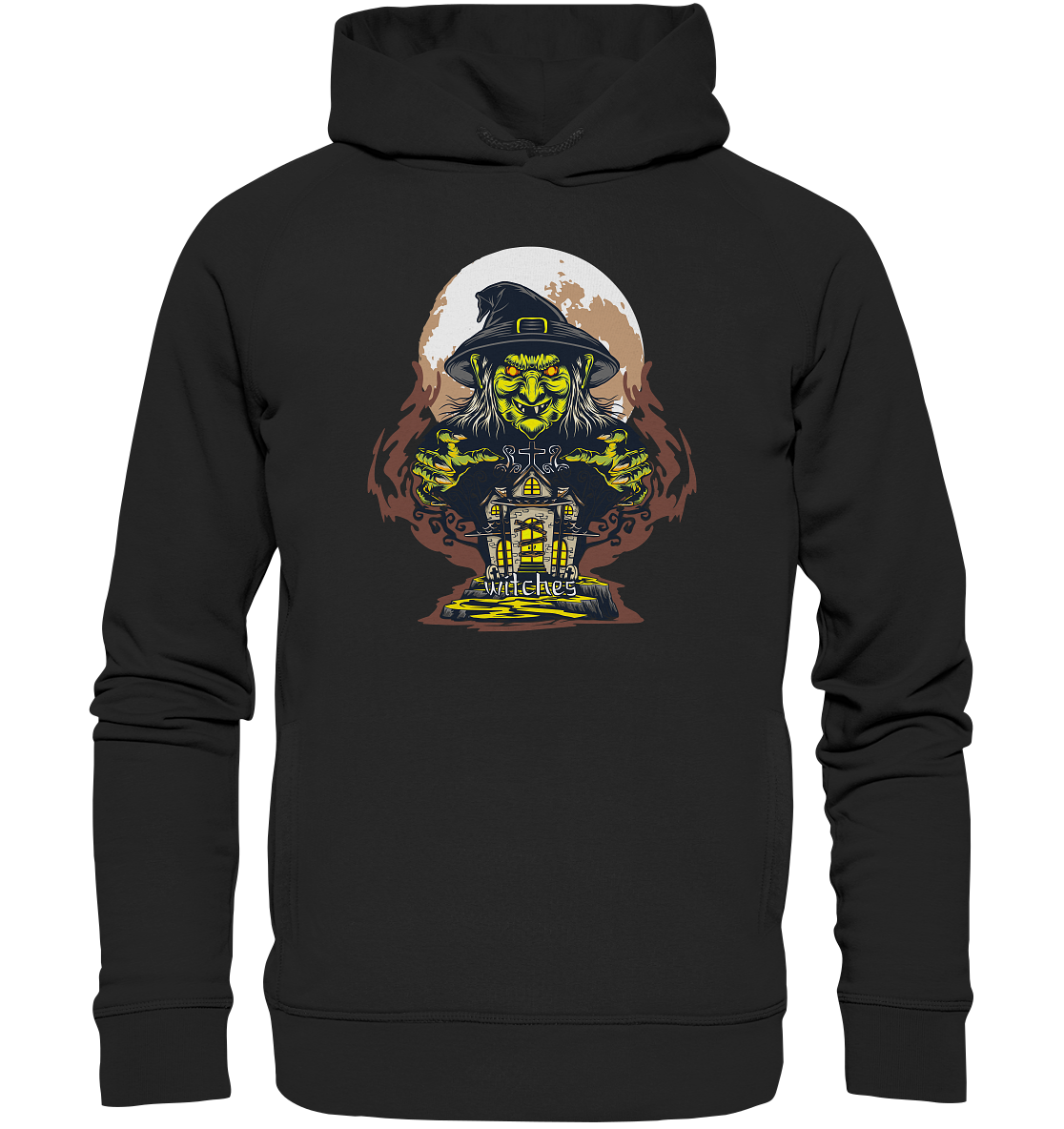Halloween Illustration 10 - Organic Fashion Hoodie