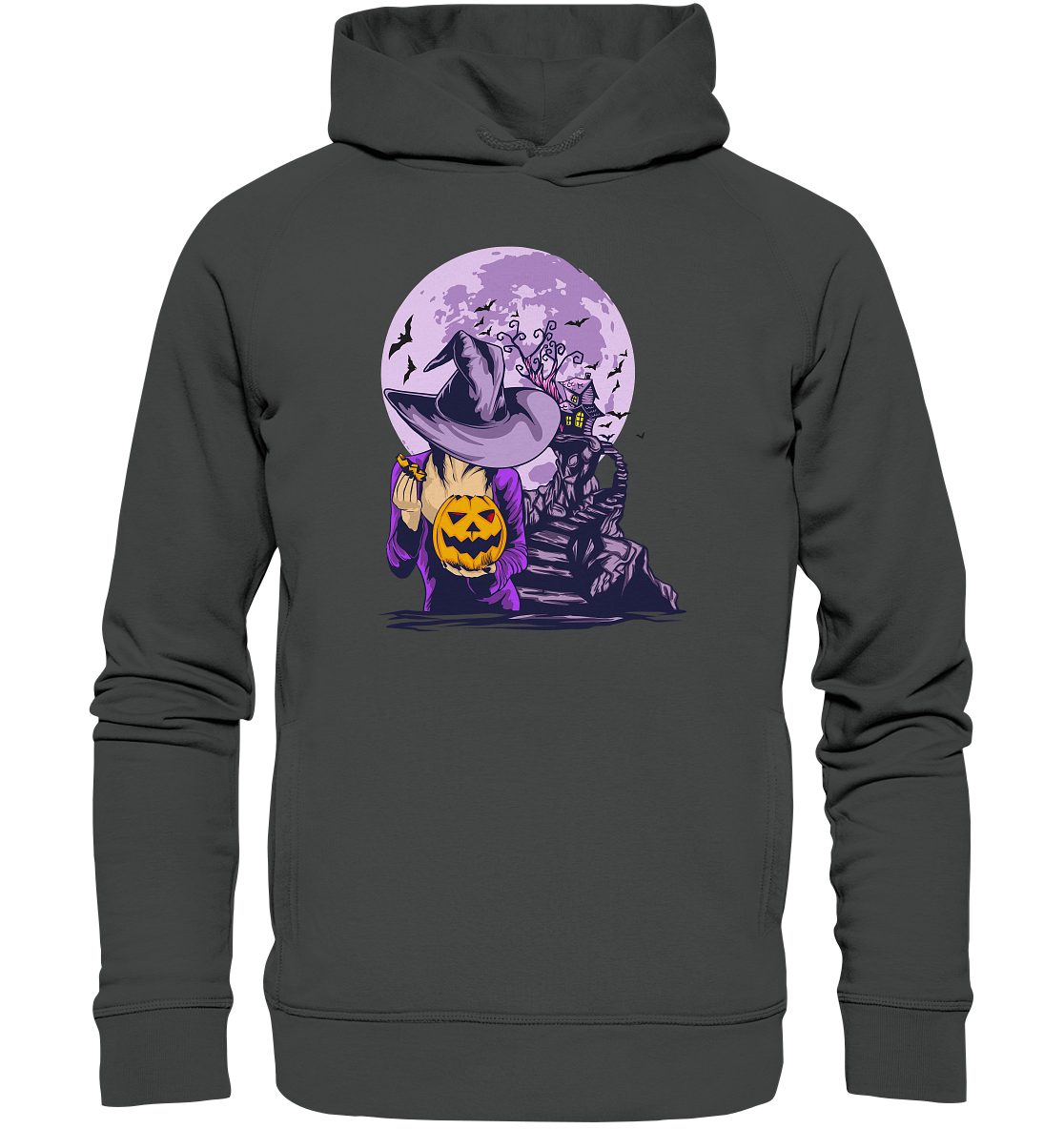 Halloween Illustration 8 - Organic Fashion Hoodie