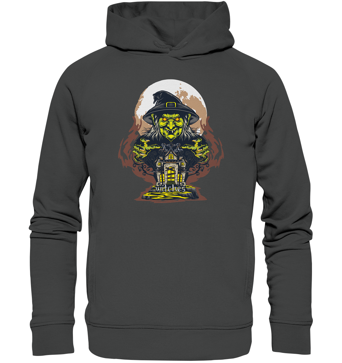 Halloween Illustration 10 - Organic Fashion Hoodie