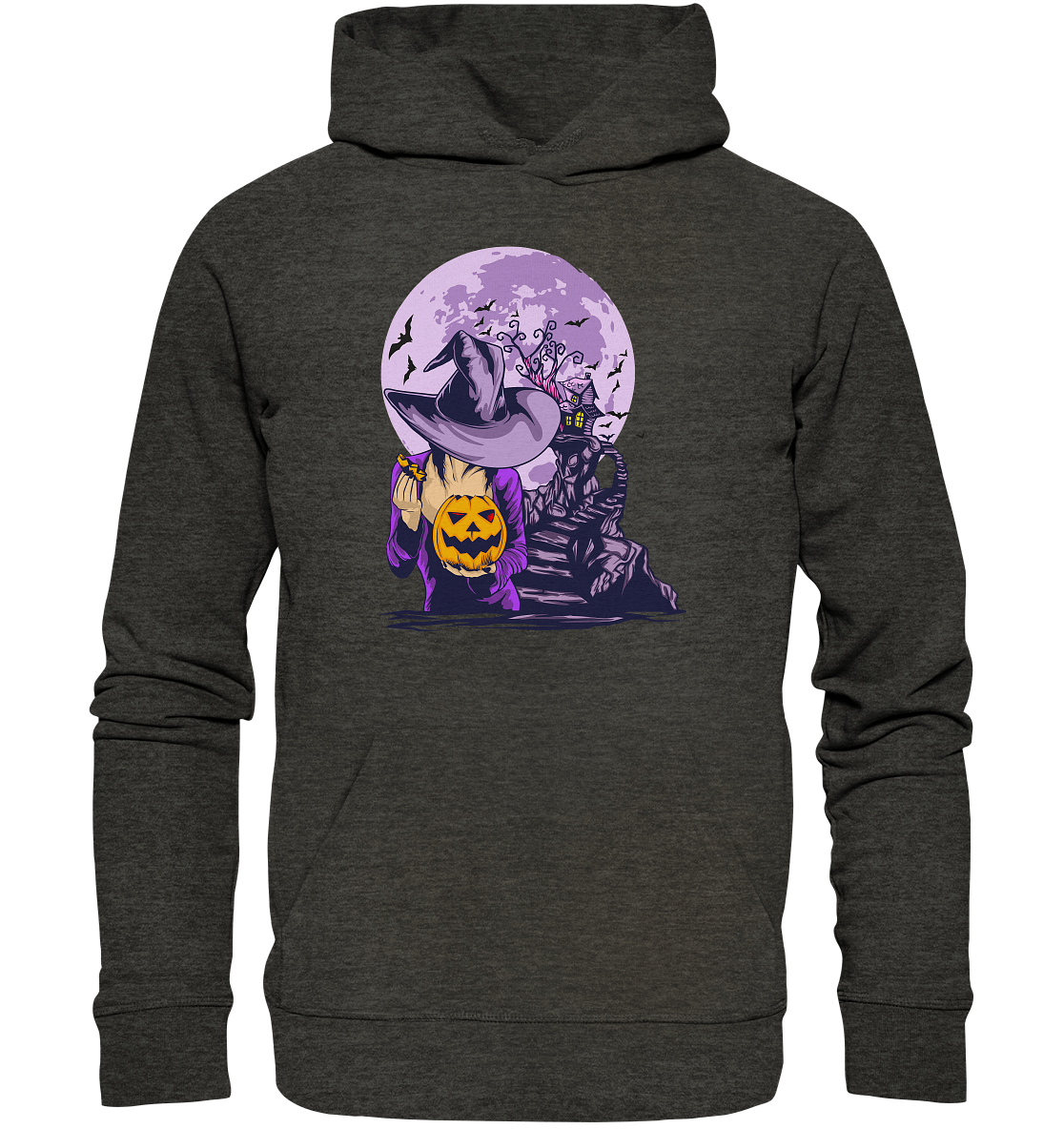 Halloween Illustration 8 - Organic Hoodie