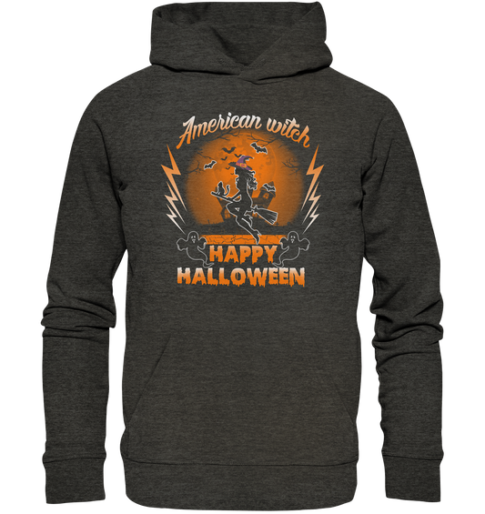 American Witch (Orange) - Organic Hoodie