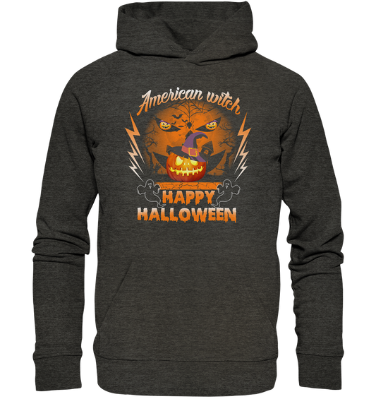 American Witch (Kürbis) - Organic Hoodie