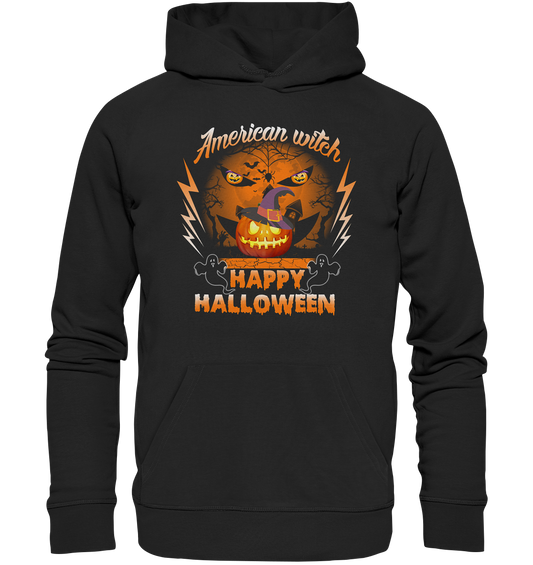 American Witch (Kürbis) - Organic Hoodie