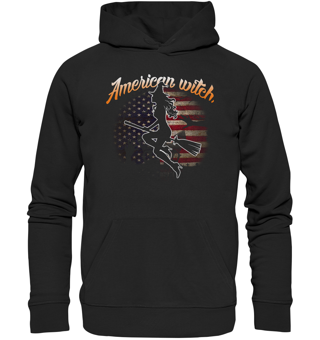 American Witch (Flagge) - Organic Hoodie