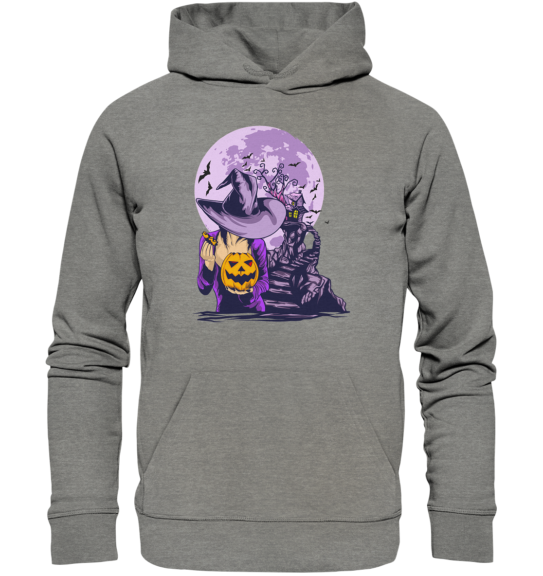 Halloween Illustration 8 - Organic Hoodie