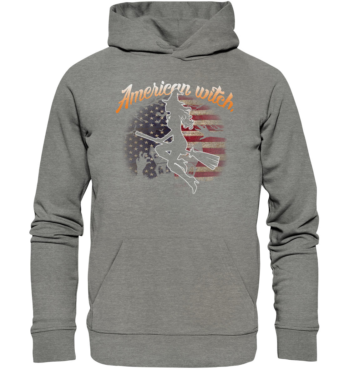 American Witch (Flagge) - Organic Hoodie