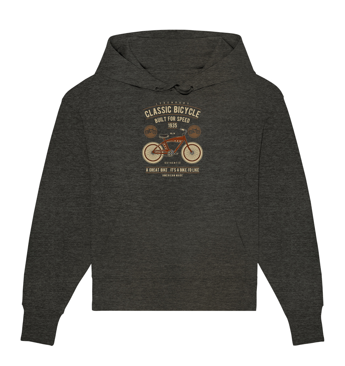Classic Bicycle - Organic Oversize Hoodie