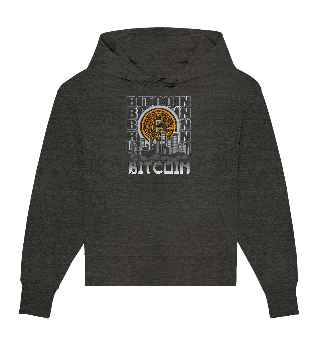Bitcoin Town - Organic Oversize Hoodie