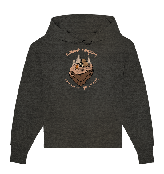 Summer Camping Can Never Go Wrong - Organic Oversize Hoodie
