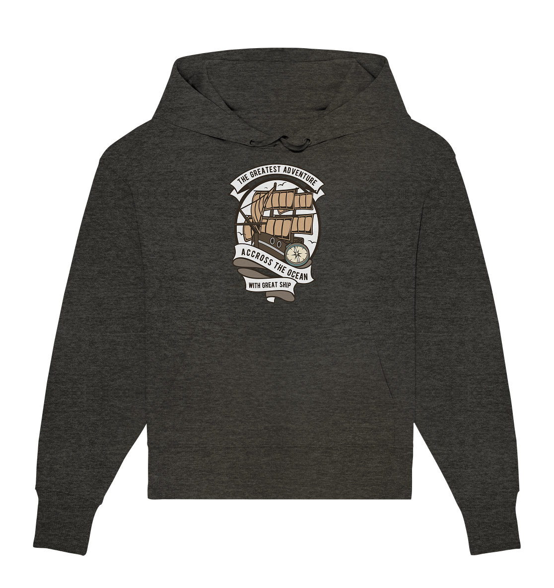 Accross The Ocean - Organic Oversize Hoodie