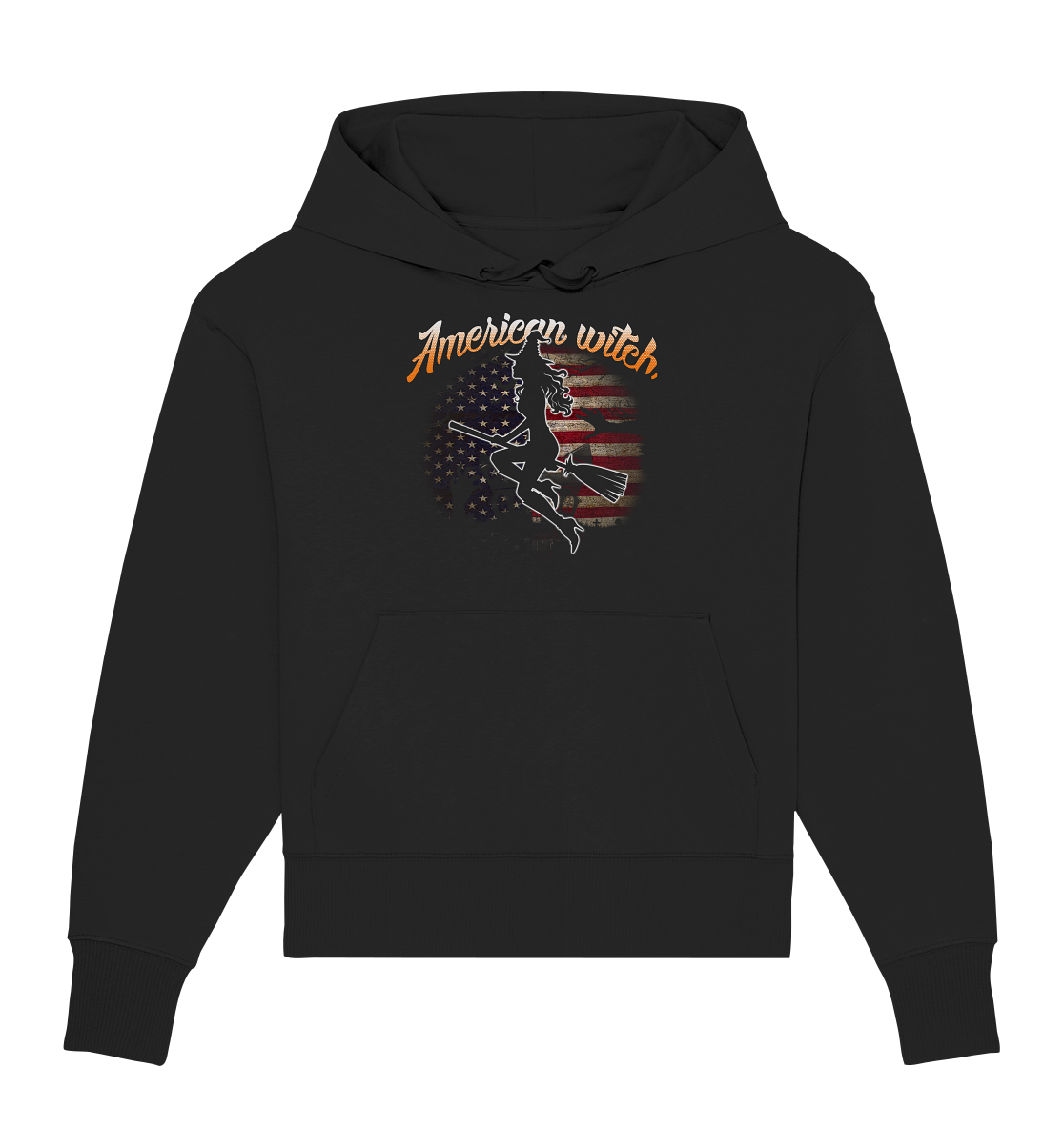 American Witch (Flagge) - Organic Oversize Hoodie