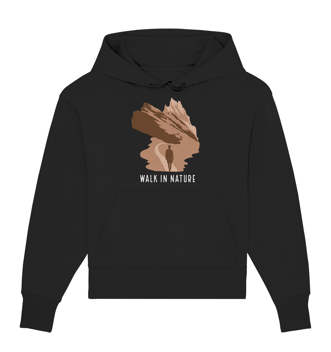 Walk in Nature - Organic Oversize Hoodie