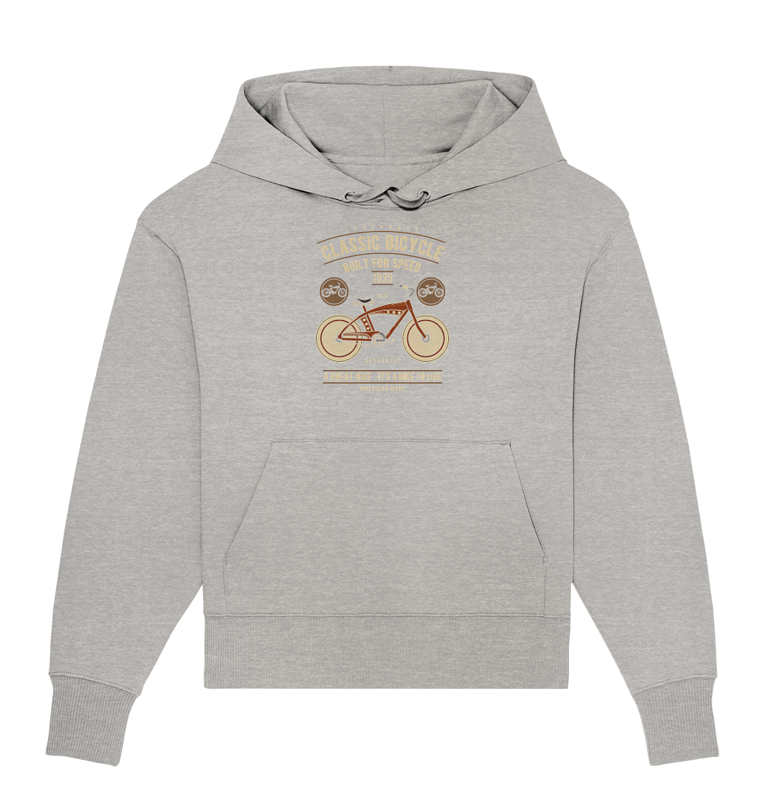 Classic Bicycle - Organic Oversize Hoodie