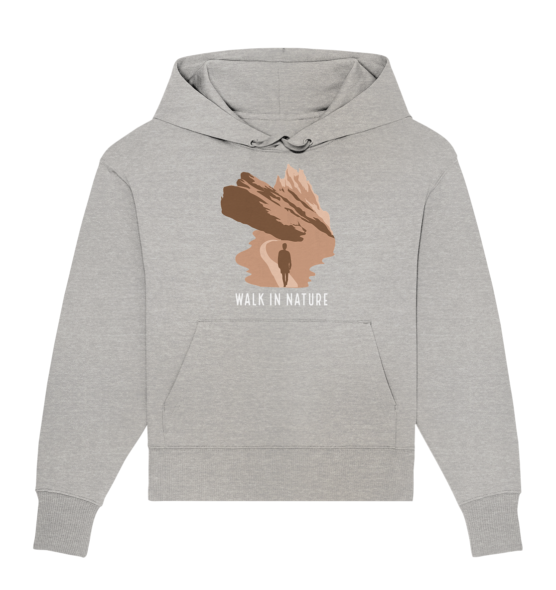 Walk in Nature - Organic Oversize Hoodie