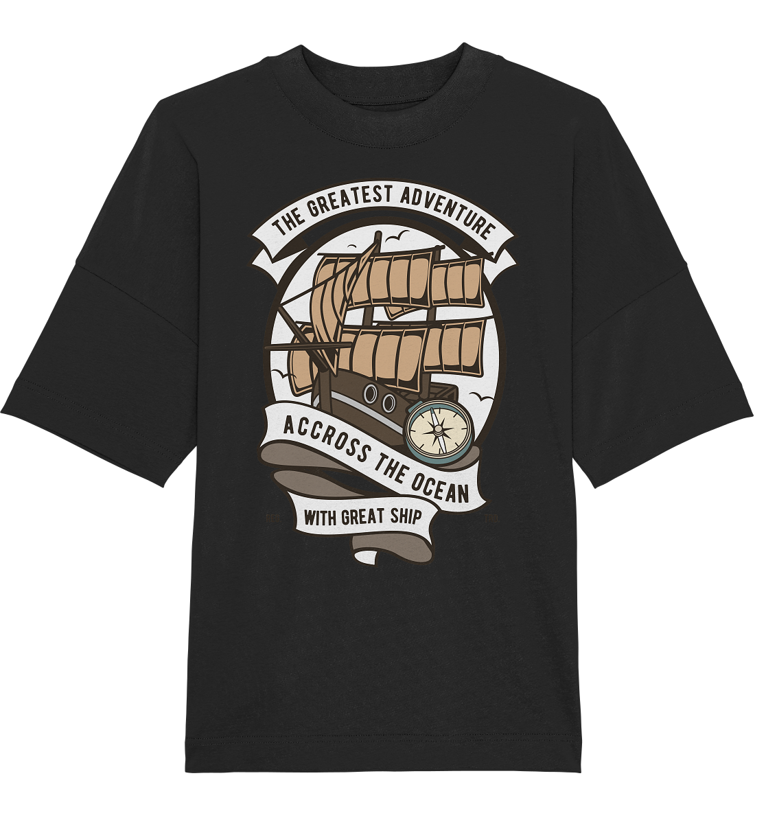 Accross The Ocean - Organic Oversize Shirt