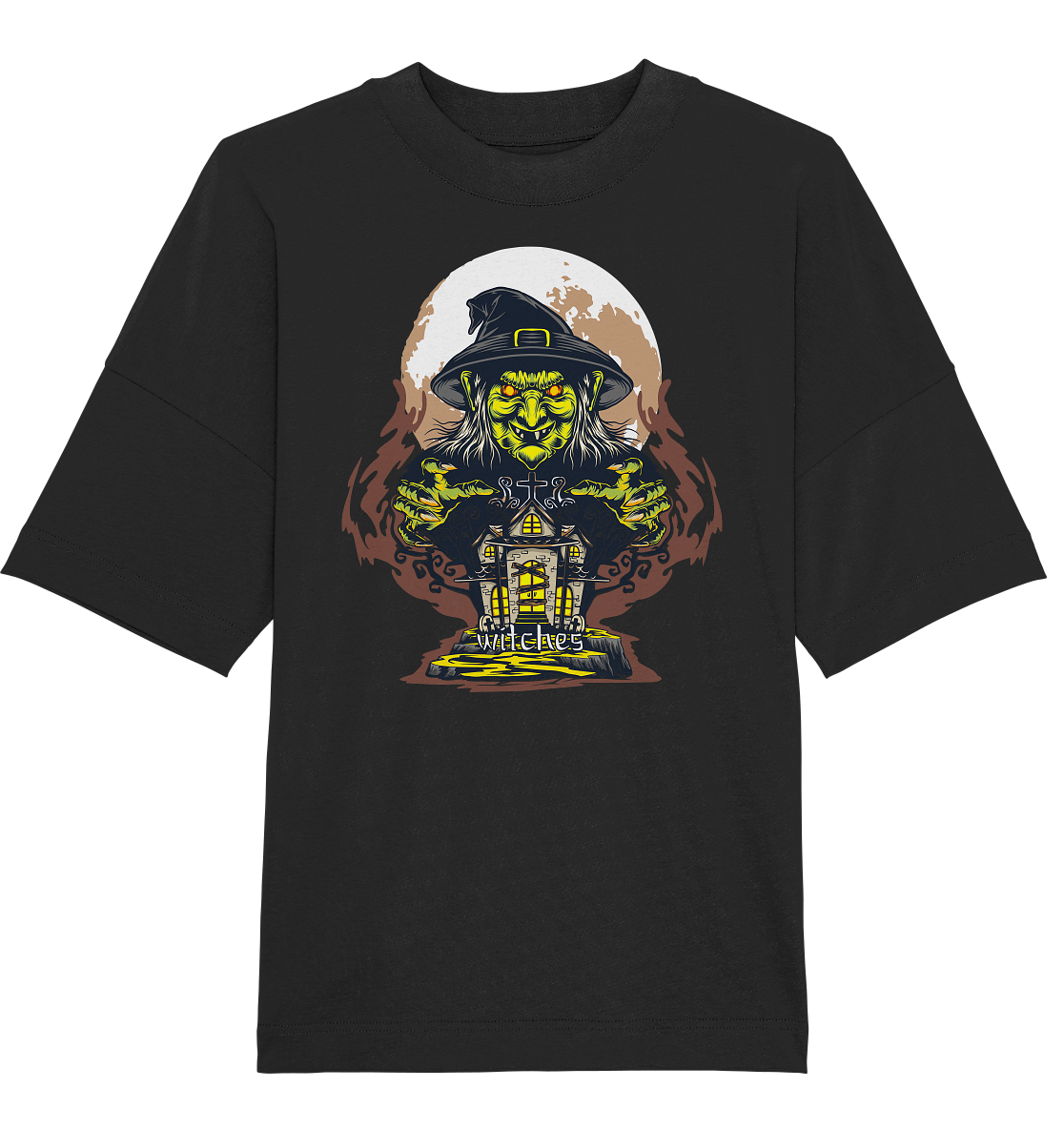 Halloween Illustration 10 - Organic Oversize Shirt