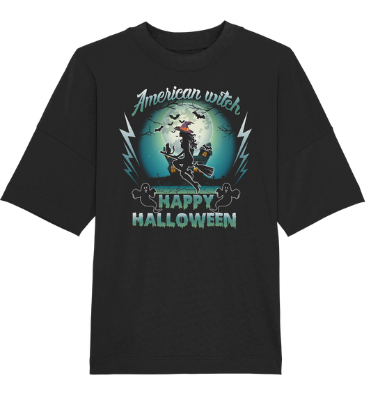 American Witch (Blau) - Organic Oversize Shirt