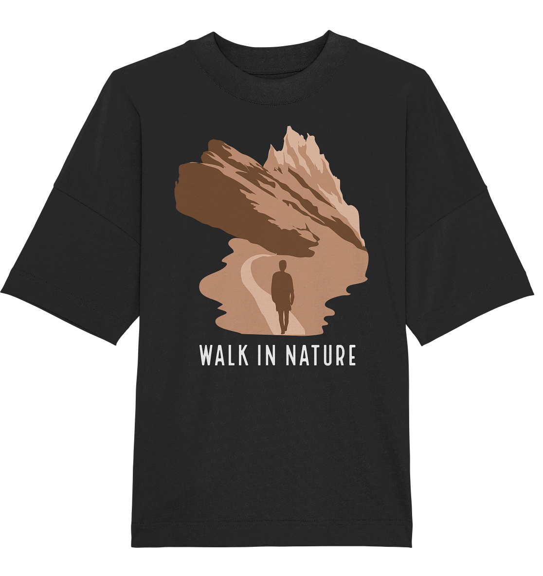 Walk in Nature - Organic Oversize Shirt