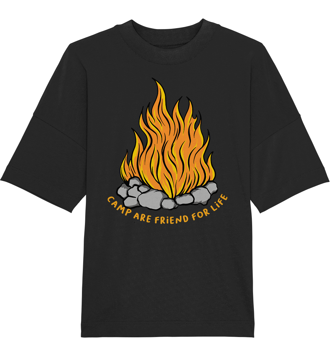Camp are Friend for Life - Organic Oversize Shirt
