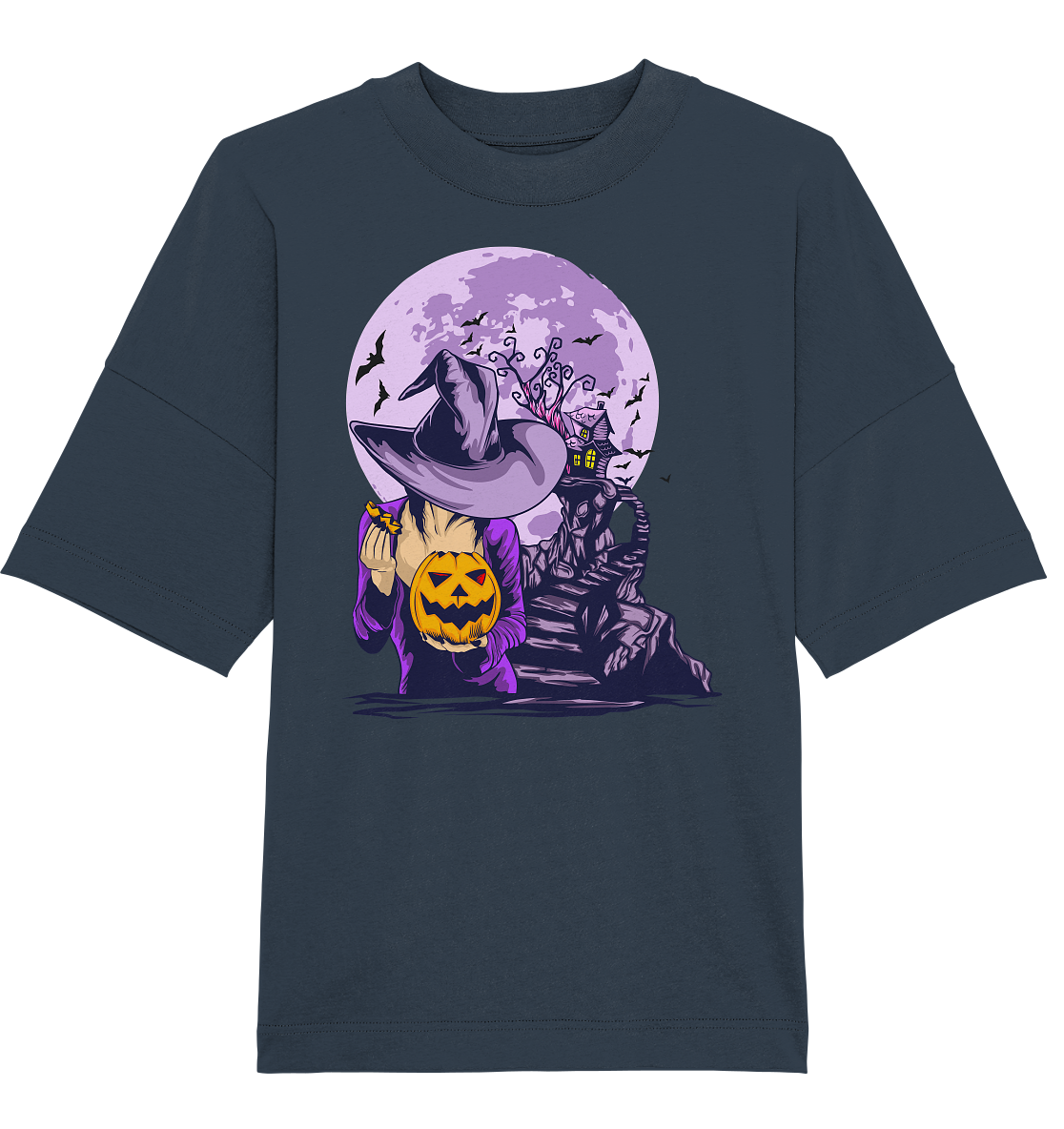Halloween Illustration 8 - Organic Oversize Shirt