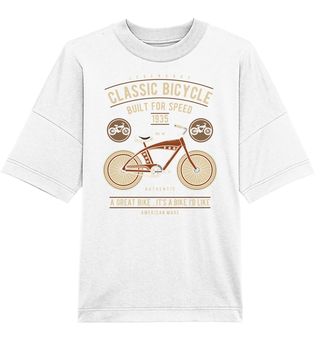 Classic Bicycle - Organic Oversize Shirt