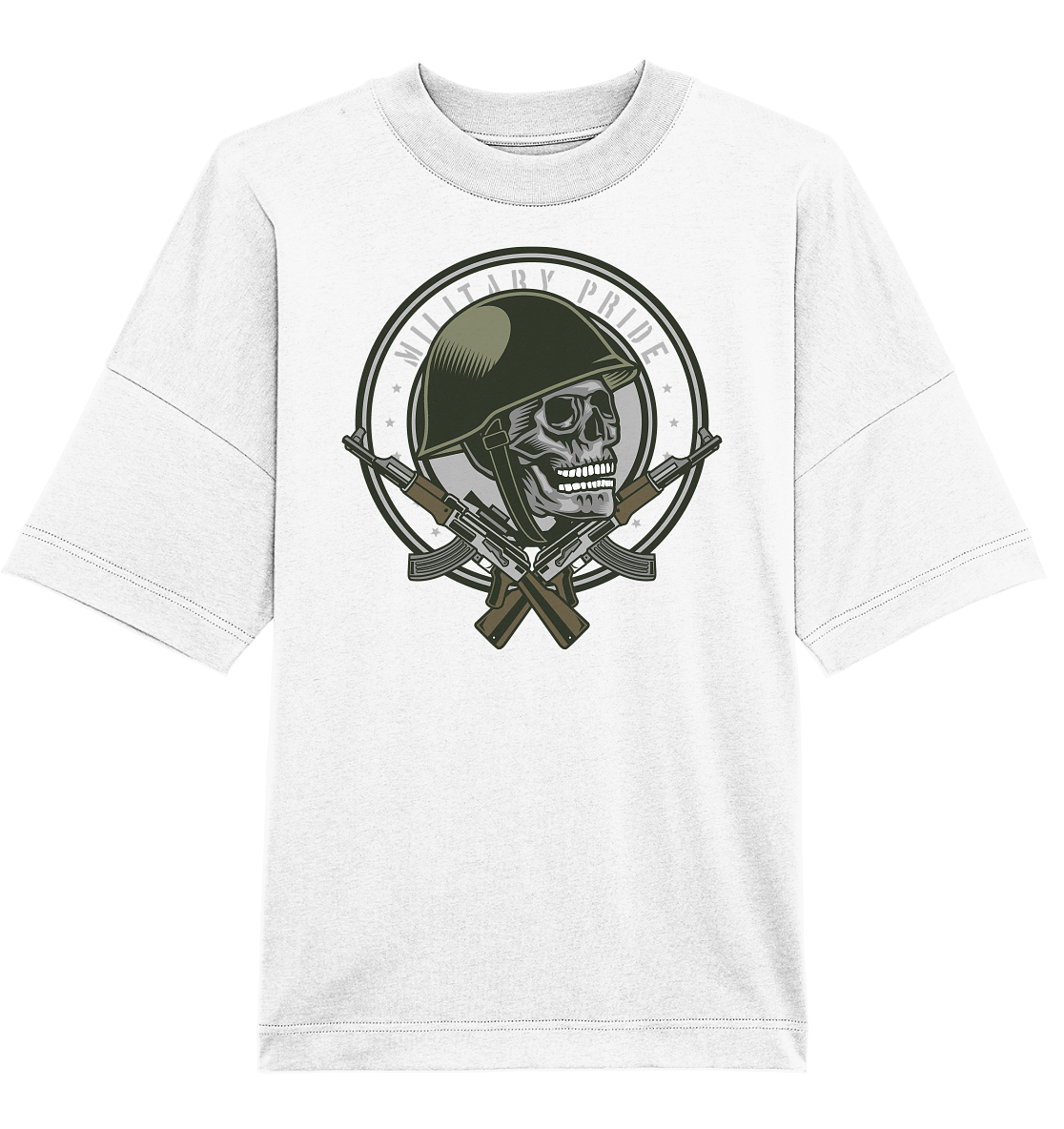 Skull Soldier - Organic Oversize Shirt